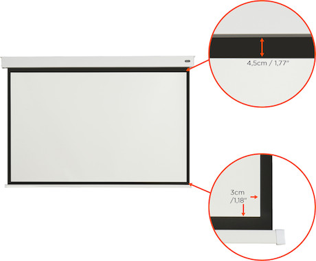 celexon Batterie Leinwand V2.0 Motor Professional Plus 160 x 120cm