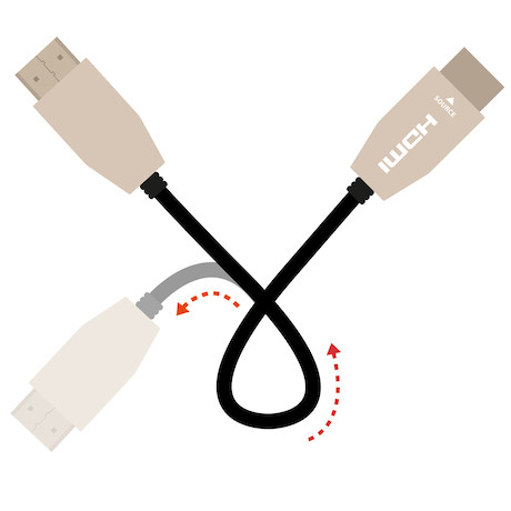 celexon UHD Optical Fibre HDMI 2.0b Active Kabel 10m, schwarz - Demo