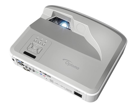 Optoma ZU500USTe Ultrakurzdistanz Beamer mit 5.000 ANSI-Lumen und WUXGA Auflösung
