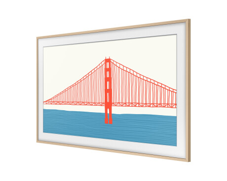 Samsung 85" Frame Rahmen Modern Beige
