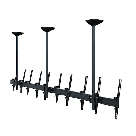Hagor comPROnents® Menuboard Deckenhalterung für 5 Displays 46-65" Portrait| max. VESA 400x600