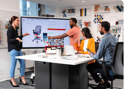 SMART Board MX286-V4-PW interaktives Display mit iQ