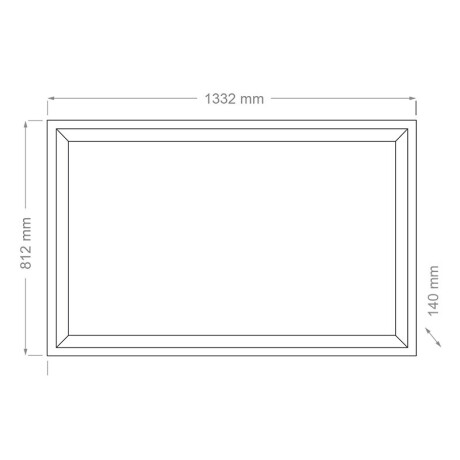 Hagor Inbox Digital Signage Serie - passgenaue Indoor-Gehäuse für 49 – 50″ Bildschirme