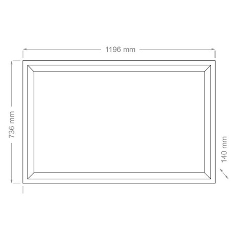 Hagor Inbox Digital Signage Serie - passgenaue Indoor-Gehäuse für 46 – 48″ Bildschirme