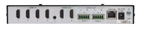 Crestron HD-MD4X2-4KZ-E 4x2 4K60 4:4:4 HDR AV Switcher - Demo