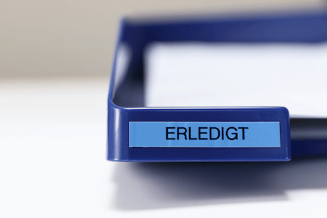 Brother TZe-521 Schriftband schwarz/blau 9mm/8m