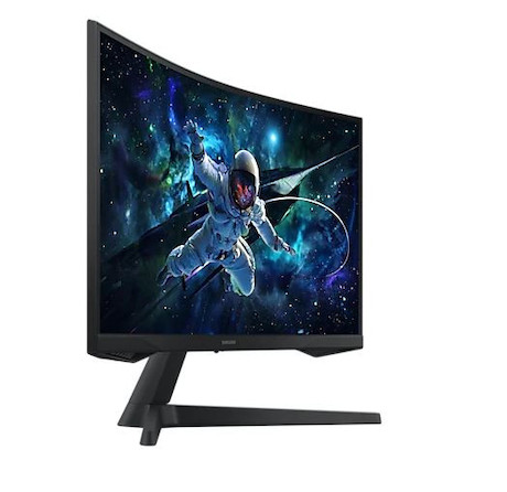 Samsung 27" Odyssey G55C QHD 1000R Curved Gaming Monitor mit 165 Hz Bildwiederholrate