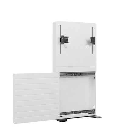Hagor CON-Line® Big FS Lift Dual 65 - 75" freistehende Medienstele, elektrisch höhenverstellbar