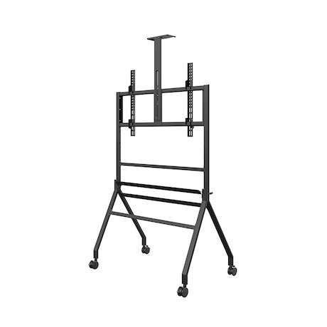 Hagor mobiles Standsystem BrackIT® Scandio in schwarz für ein 55-86" Display