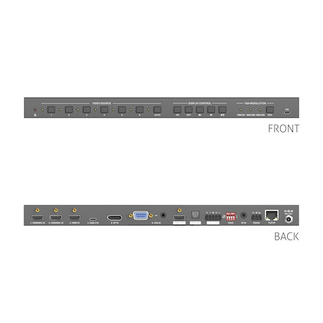 Purelink PT-PSW-61E 6x1 4K 18Gpbs Multiformat Presentation Switcher mit Scaler