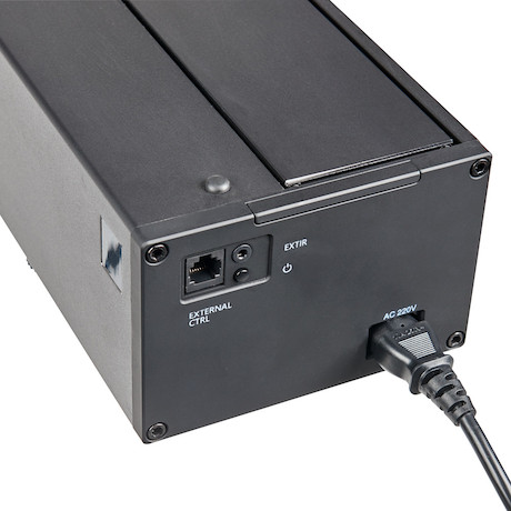 celexon CLR UST Hochkontrast Bodenscheren Leinwand - HomeCinema V2.0, 100" schwarz - Demo