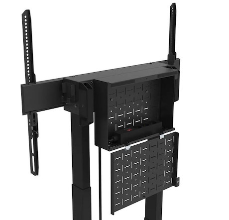 Neomounts FL55-875BL1 motorisierter Bodenständer für 55-100" Bildschirme - Schwarz