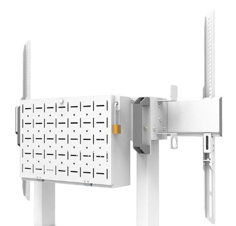 Neomounts FL55-875WH1 motorisierter Bodenständer für 55-100" Bildschirme - Weiß