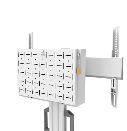 Neomounts FL50S-825WH1 mobiler Bodenständer für 37-75" Bildschirme - Weiß