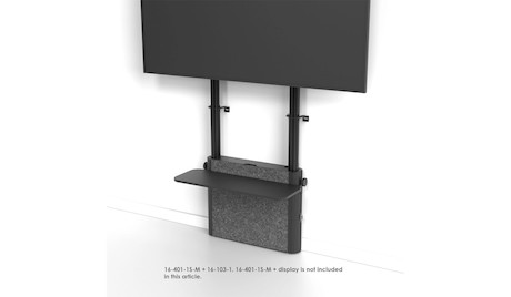 SMS EVER620 Zubehör Regal für mobilen TV Ständer, schwarz (16-103-1)