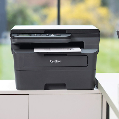 Brother DCP-L2627DW Kompaktes 3-in-1 Multifunktionsgerät schwarz weiß mit Duplexdruck und WLAN