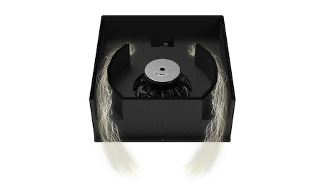 AUDAC ARCHI10X/W 10" Bandpass-Subwoofer im ultrakompakten Design für den Indoor-Einsatz in weiß