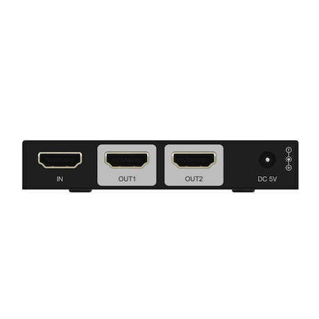 FeinTech SP210 HDMI 2.1 Splitter 1 In 2 Out mit 4K 120Hz Unterstützung und automatisches Downscaling