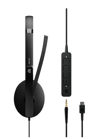 EPOS ADAPT 165 USB-C II - schnurloses Dual Headset mit USB-C + Klinkenstecker 3,5 mm