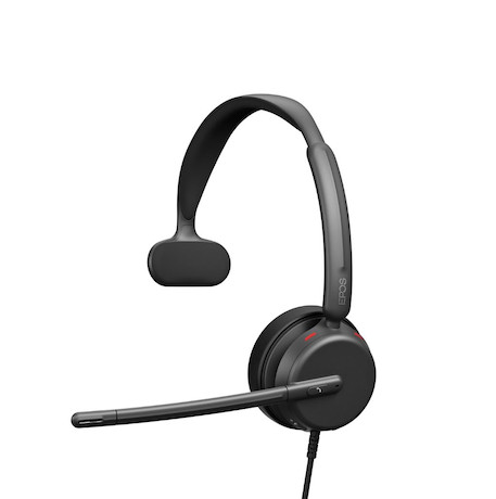 EPOS IMPACT 430T - kabelgebundenes Mono Headset USB-A / USB-C | zertifiziert für Microsoft Teams |