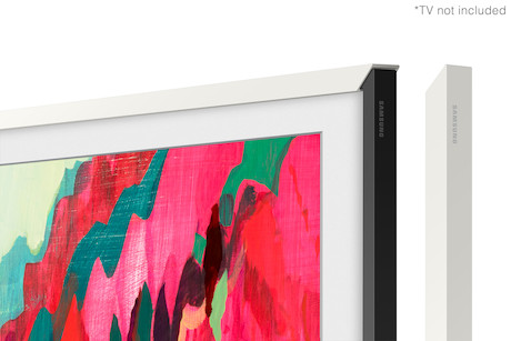 Samsung 75“ Rahmen Modern für The Frame und The Frame Pro in Weiß