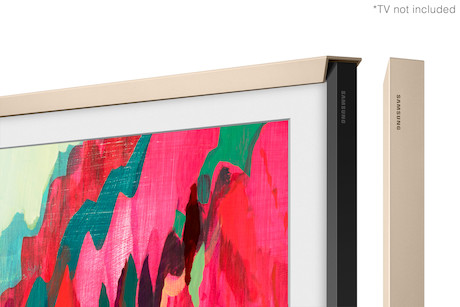 Samsung 85“ Rahmen Beveled für The Frame und The Frame Pro in Sandgold