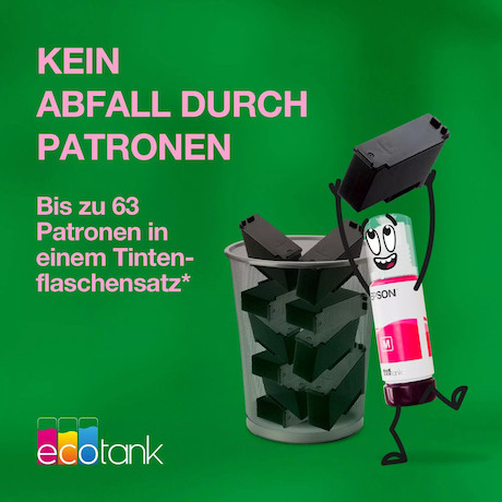 EcoTank ET-2950 A4 Multifunktionsdrucker mit Wi-Fi und AirPrint Tintentank