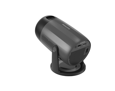 Philips NeoPix 150 Full HD kompakter LED Projektor mit um 180 Grad drehbarem Ständer