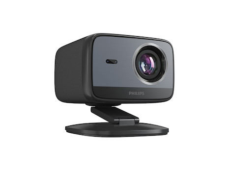 Philips NeoPix 450 Smart Full HD kompakter LED Projektor mit um 180 Grad drehbarem Ständer und einem