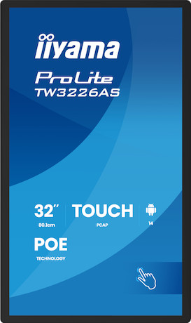 iiyama ProLite TW3226AS-B3P 32" PCAP 10-Punkt-Touchscreen-PC mit Android-Betriebssystem
