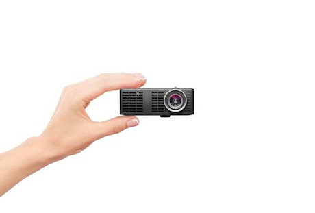 Optoma ML750i Tragbarer Mini-LED-Projektor mit integriertem Speicher, Media Player, Office Viewer un