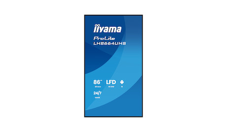 iiyama ProLite LH8664UHS-B3AG 4K UHD 86" professionelles Digital-Signage-Display