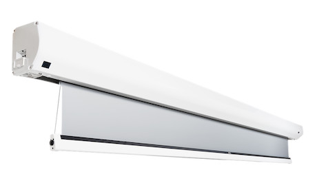 celexon Motor HomeCinema Plus Tension CLR-UST: 130"-Hochkontrast-Motorleinwand für Laser TV