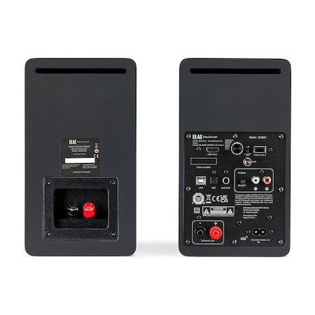 ELAC Debut Connex DCB41 Aktives Kompaktlautsprecher-Set, Walnuss - Demoware