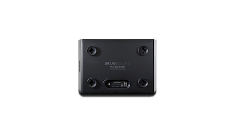Bluesound PULSE SUB+ kompakter kabelloser Subwoofer, Schwarz
