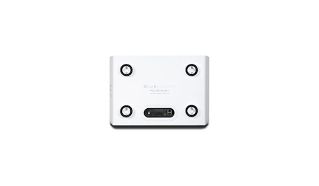 Bluesound PULSE SUB+ kompakter kabelloser Subwoofer, Weiß