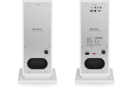 Audio Pro A48 W Wireless Multiroom-Standlautsprecher in Weiß - Demoware