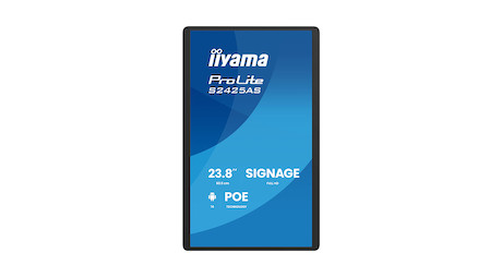 iiyama ProLite S2425AS-B1P professionelles kleinformatiges 24" Signage Display, optimiert durch das