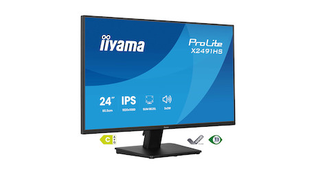 iiyama ProLite X2491HS-B1 24″ Full-HD-IPS-Monitor mit 120-Hz-Bildwiederholfrequenz und vierseitig sc