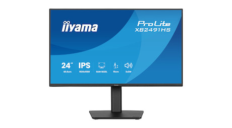 iiyama ProLite XB2491HS-B1 24″ Full-HD-Monitor mit IPS-Panel Technologie, 120 Hz Bildwiederholfreque