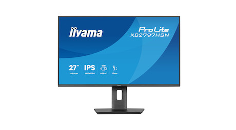 iiyama ProLite XB2797HSN-B1 27″Full-HD-Monitor mit USB-C-Docking und LAN-Anschluss