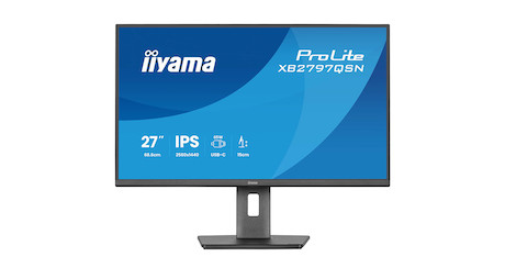 iiyama ProLite XB2797QSN-B1 27″ QHD-Monitor mit USB-C-Docking und LAN-Anschluss