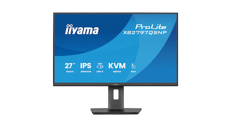 iiyama ProLite XB2797QSNP-B1 27″ QHD-Monitor mit USB-C-Docking, KVM-Switch und LAN