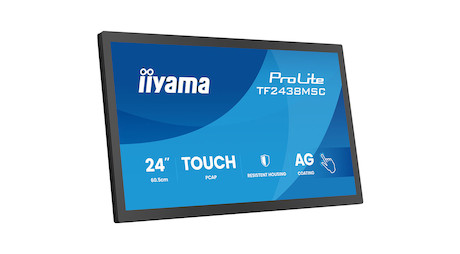 iiyama ProLite TF2438MSC-B2 23.8" DeepContrast PCAP+ 10 Punkte Touchscreen mit mit robustem Metallge