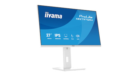 iiyama ProLite XB2797QSU-W1 27" QHD-IPS-Monitor mit vierseitig schmalem Rahmen, ergonomischem Standf