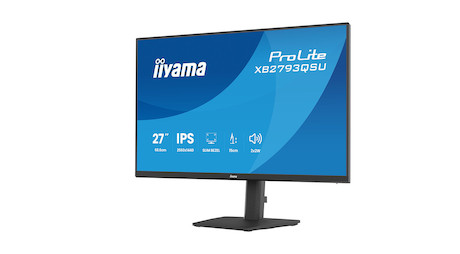 iiyama ProLite XB2793QSU-B1 27" Monitor mit IPS-Panel-Technologie, QHD Auflösung, ergonomischem Stan
