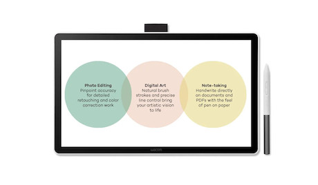 Wacom Grafiktablet One 14 - Touchpen