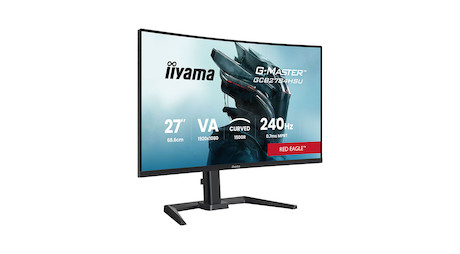 iiyama Red Eagle G-MASTER GCB2784HSU-B1 27" Curved Gaming-Monitor mit höhenverstellbarem Standfuß