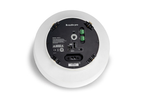 AudioPro Business SPW-5 - Kabelloser, aktiver Aufbaulautsprecher mit DSP, DECT, IPX4, 2x25W, 1x4", 1