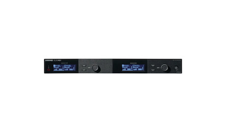 Shure SLXD4QDAN+ 4-Kanal-Empfänger mit Dante-Audio, Frequenzband: G65
